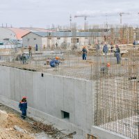 Процесс строительства ЖК «Заречье Парк», Апрель 2021