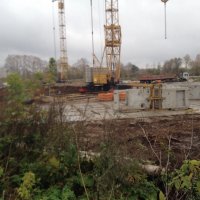 Процесс строительства ЖК «На набережной», Октябрь 2016