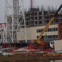 Процесс строительства ЖК UP-квартал «Сколковский», Октябрь 2016