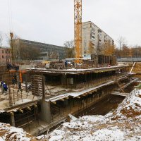 Процесс строительства ЖК «На Душинской улице», Октябрь 2016