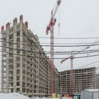 Процесс строительства ЖК «Томилино Парк», Январь 2021