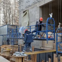 Процесс строительства ЖК «Счастье в Лианозово» (ранее «Дом на Абрамцевской»), Апрель 2019