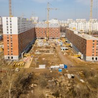 Процесс строительства ЖК «Ясеневая, 14», Апрель 2018