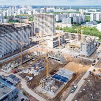 Процесс строительства ЖК «Летний Сад», Июнь 2017