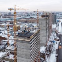 Процесс строительства ЖК «Золотая звезда», Ноябрь 2016