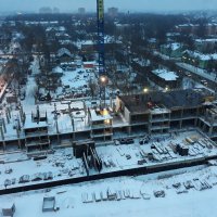 Процесс строительства ЖК «Центральный» (Щёлково), Декабрь 2017