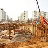 Процесс строительства ЖК «Счастье в Олимпийской деревне» (ранее «Дом в Олимпийской деревне»), Февраль 2016