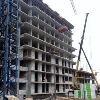Процесс строительства ЖК «Отрада», Апрель 2017