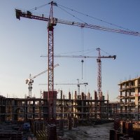 Процесс строительства ЖК «Видный город», Апрель 2016