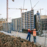 Процесс строительства ЖК «Большое Путилково», Апрель 2019