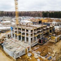 Процесс строительства ЖК «Митино Парк», Март 2019