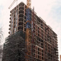 Процесс строительства ЖК «Ленинский 38», Январь 2018