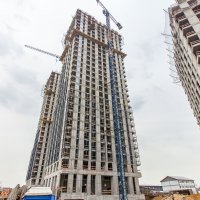 Процесс строительства ЖК «Метрополия», Июнь 2019