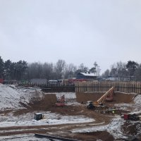 Процесс строительства ЖК «Дом Серебряный Бор», Декабрь 2016