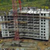 Процесс строительства ЖК «Новая Звезда» («Звезда Газпрома»), Октябрь 2017
