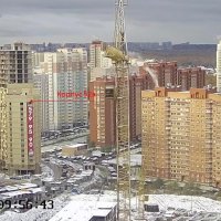 Процесс строительства ЖК «Центральный» (Долгопрудный), Октябрь 2017
