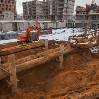 Процесс строительства ЖК «Хорошёвский», Апрель 2017