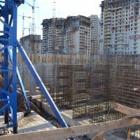 Процесс строительства ЖК «Лидер Парк», Апрель 2017