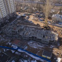 Процесс строительства ЖК «Авентин», Апрель 2017