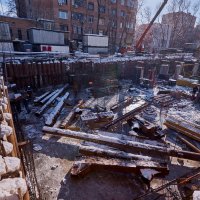 Процесс строительства ЖК «Счастье на Соколе» (ранее «Дом на Усиевича»), Февраль 2019