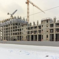 Процесс строительства ЖК «Город на реке Тушино-2018», Декабрь 2018