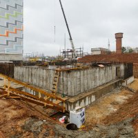 Процесс строительства ЖК «Римского-Корсакова 11», Октябрь 2017