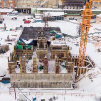 Процесс строительства ЖК «Руставели, 14», Январь 2021