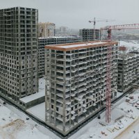 Процесс строительства ЖК Green Park , Январь 2018