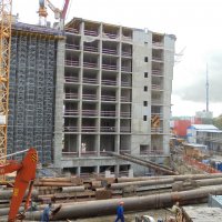 Процесс строительства ЖК «Дыхание» , Август 2015