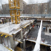 Процесс строительства ЖК «Счастье на Соколе» (ранее «Дом на Усиевича»), Январь 2019