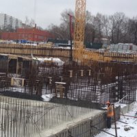 Процесс строительства ЖК КутузовGRAD I, Февраль 2017