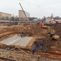 Процесс строительства ЖК «Черняховского, 19», Март 2017