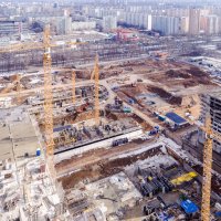 Процесс строительства ЖК «Летний Сад», Март 2017