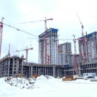 Процесс строительства ЖК «Оранж Парк», Январь 2017