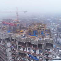 Процесс строительства ЖК «Маяк», Январь 2018