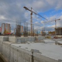 Процесс строительства ЖК «Северный», Октябрь 2016