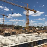 Процесс строительства ЖК «Мякинино парк», Июнь 2019