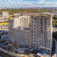 Процесс строительства ЖК «Серебряный Фонтан», Октябрь 2018