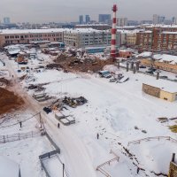 Процесс строительства ЖК «Руставели, 14», Январь 2021