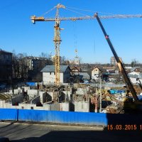 Процесс строительства ЖК «Квартал-7» , Март 2016