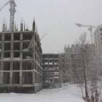 Процесс строительства ЖК «Скандинавия А101», Февраль 2018