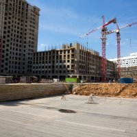 Процесс строительства ЖК «Легендарный квартал» (ранее «Березовая аллея»), Август 2017