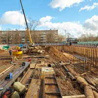 Процесс строительства ЖК «Счастье на Сходненской» (ранее «Дом на Сходненской»), Март 2017