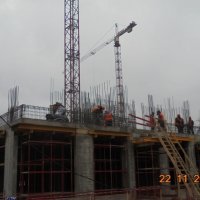 Процесс строительства ЖК «Западный порт», Ноябрь 2017
