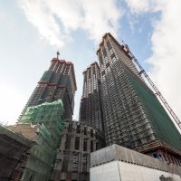 Процесс строительства ЖК «Пресня Сити», Август 2017
