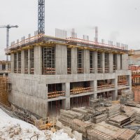 Процесс строительства ЖК «Метрополия», Февраль 2019
