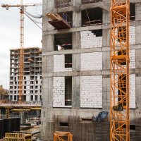 Процесс строительства ЖК «Черняховского, 19», Октябрь 2017