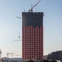 Процесс строительства ЖК «Саларьево Парк» , Март 2017