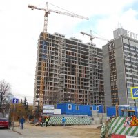 Процесс строительства ЖК «Ленинский 38», Октябрь 2017