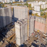 Процесс строительства ЖК «Летний Сад», Октябрь 2017
